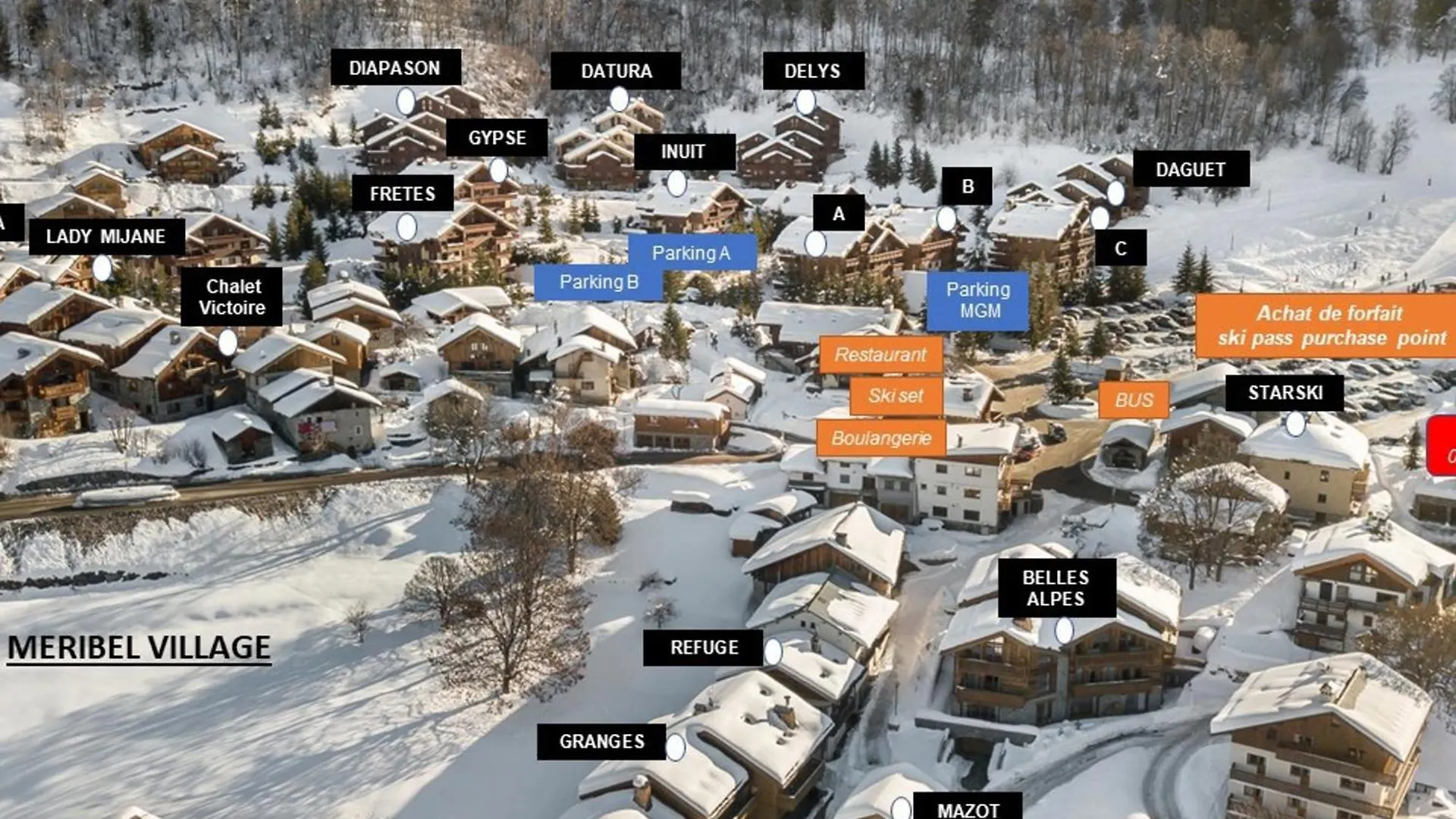 Apartment Duplex A Meribel Village : Ski Aux Pieds, Piscine Et Spa Inclus - Fr-1-566-6 Les Allues